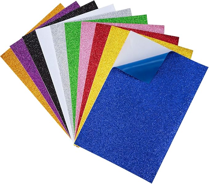 ADHESIV EVA SHEET A4 GLITTER HYZ 3516 SRD 423-7