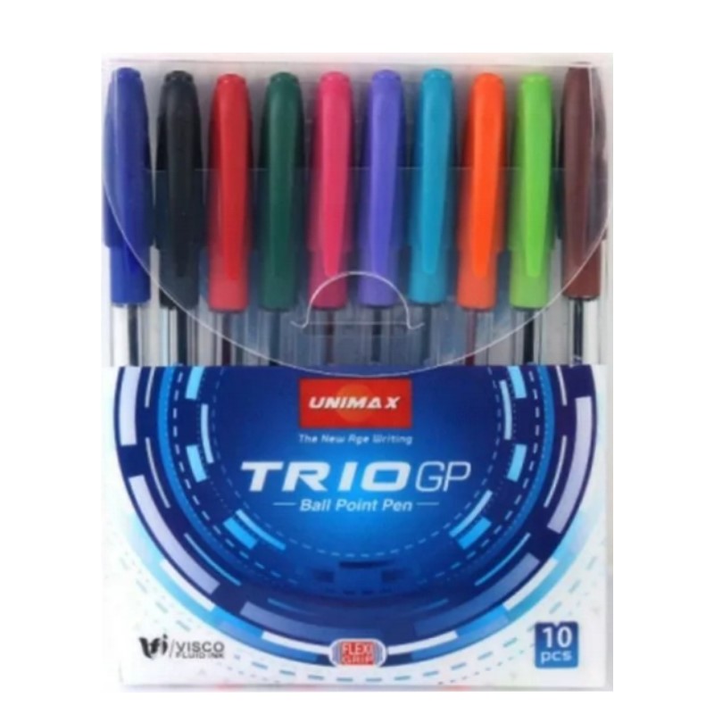 POCH 10 STYLO UNIMAX TRIO GP 1.0MM