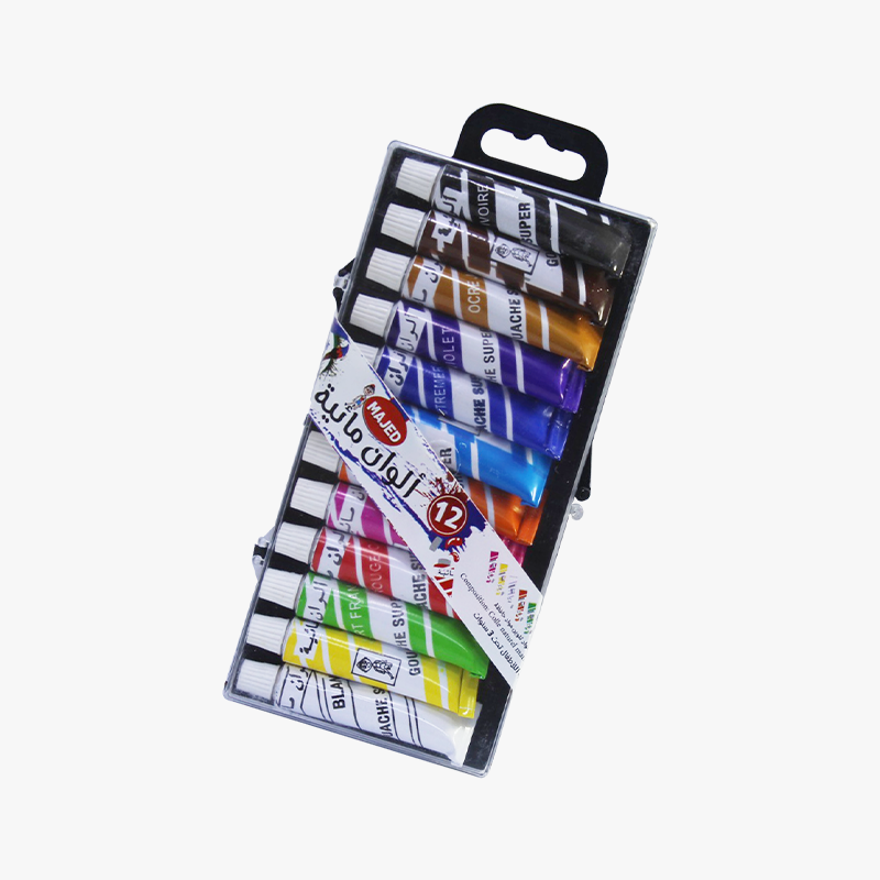 GOUACHE 12T CL CRISTAL MAJED