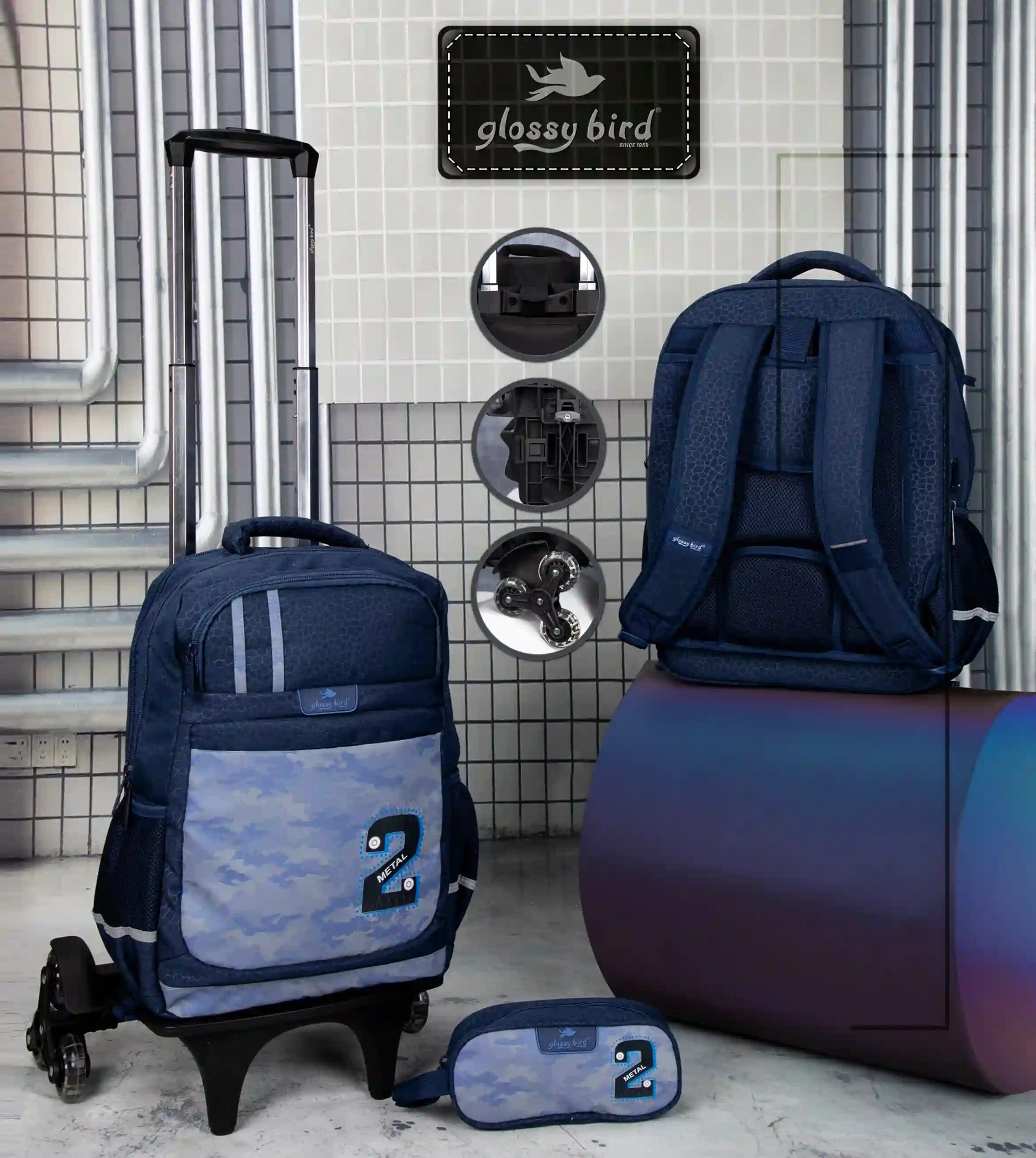 SAC A DOS 17" 2PCS GB2681T