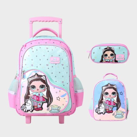 Ensemble Sac a dos 17" Trolley, Isotherme, Trousse - GB3905T