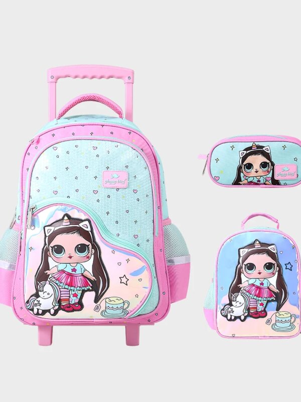 Ensemble Sac a dos 17" Trolley, Isotherme, Trousse - GB3905T