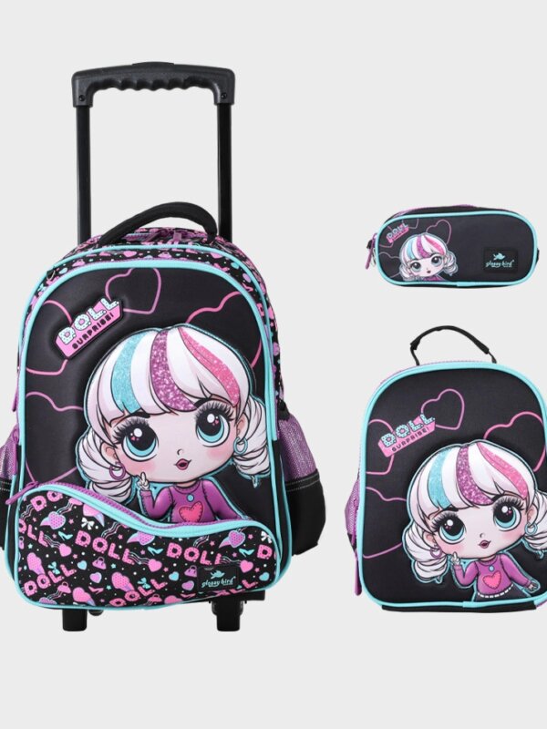 Ensemble cartable 17" Trolley, Isotherme, Trousse - GB5208T