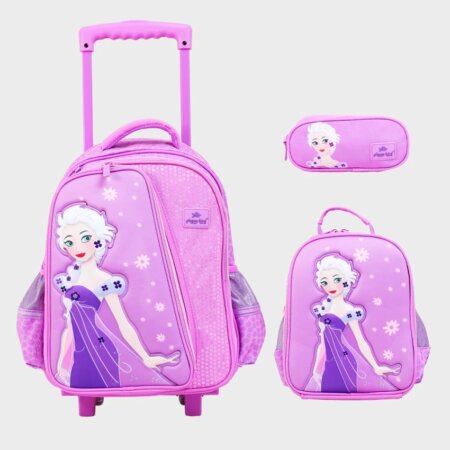 Ensemble cartable 17" Trolley, Isotherme, Trousse - GB5209T