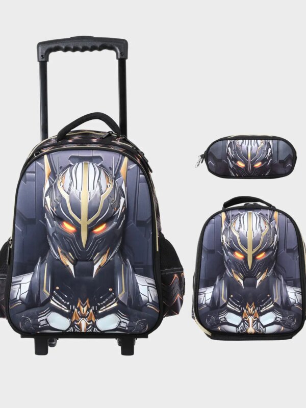 ensemble sac a dos 17 pouces GB5219T + Trolley avec Sac Isotherme et Trousse Glossy Bird Tunisie Robustesse