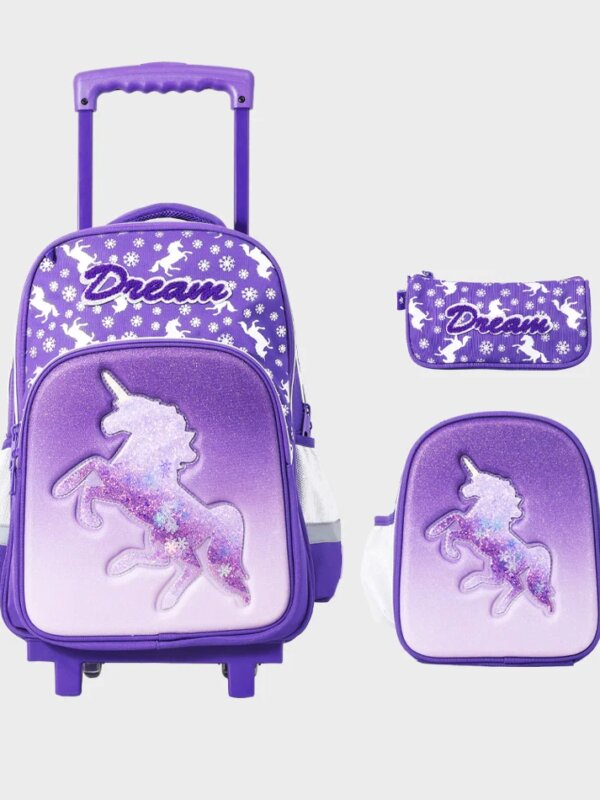 Ensemble cartable 17" Trolley, Isotherme, Trousse - GB5231T