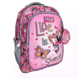 Sac à Dos Must Team 586255 design papillons life is sweet