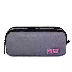 Trousse Must Team 586426 baril gris rose
