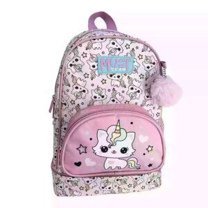 Sac à Dos Must Team 586660 design chaton avec sac isotherme