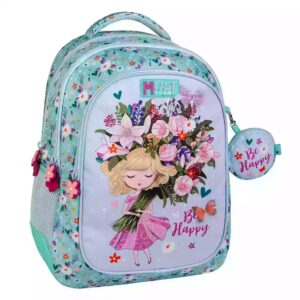 Sac à Dos Must Team 586781 design be happy fleurs