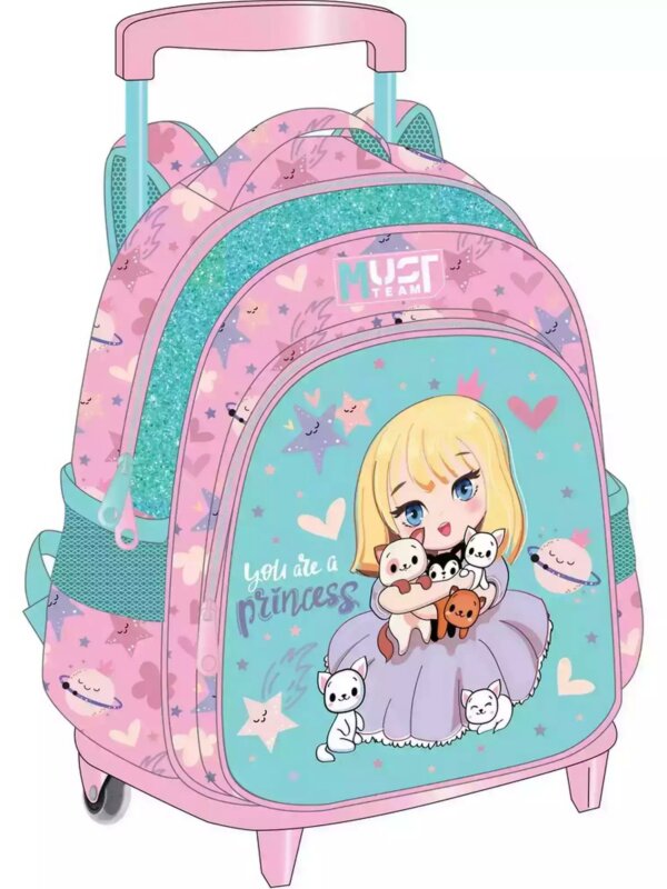 SAC A DOS ENFANT TROLLEY MUST TEAM PRINCESS 586812