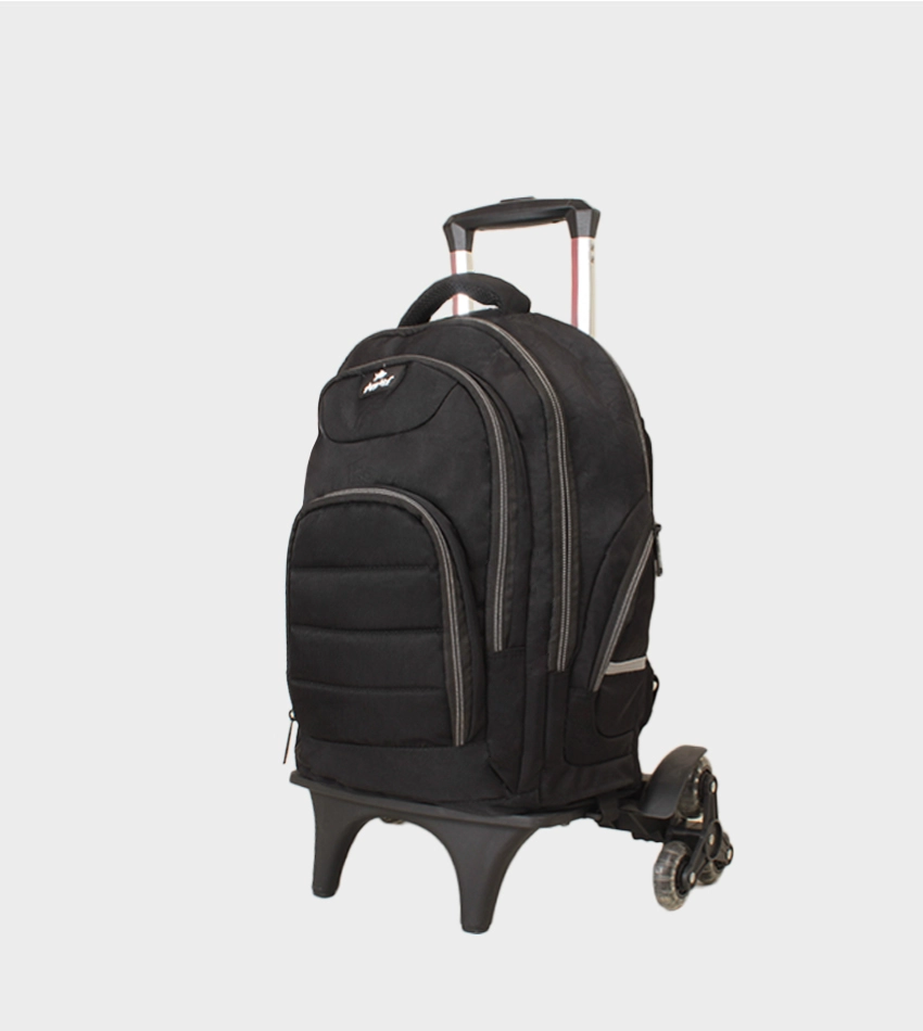 Sac à Dos Scolaire 17 Pouces + Trolley GB2670T-1 avec Trousse - Confortable et Résistant pour Collège et Lycée – Image 3