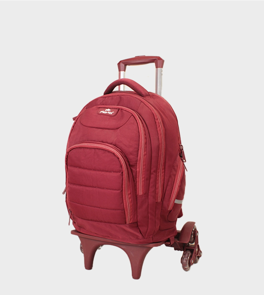 Sac à Dos Scolaire 17 Pouces + Trolley GB2670T-5 avec Trousse - Confortable et Résistant pour Collège et Lycée – Image 3