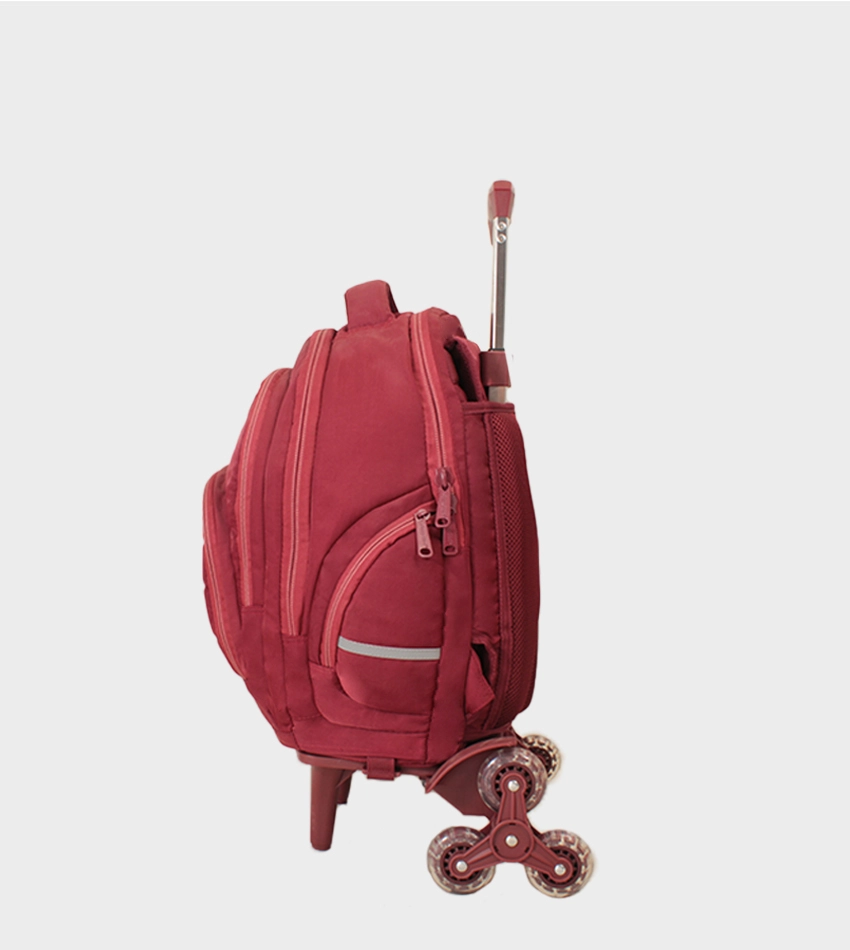 Sac à Dos Scolaire 17 Pouces + Trolley GB2670T-5 avec Trousse - Confortable et Résistant pour Collège et Lycée – Image 4