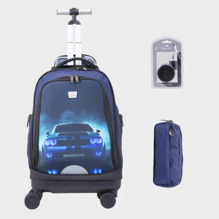 Cartable à Roulettes Détachable & Trousse Enfant 18" - GB5253T-1