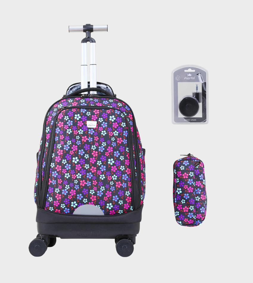 GB5253T-2_0.jpg Cartable à Roulettes Détachable & Trousse Enfant 18" - GB5253T-2 – Image 1