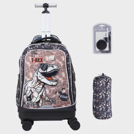 Cartable à Roulettes Détachable & Trousse Enfant 18" - GB5253T-3