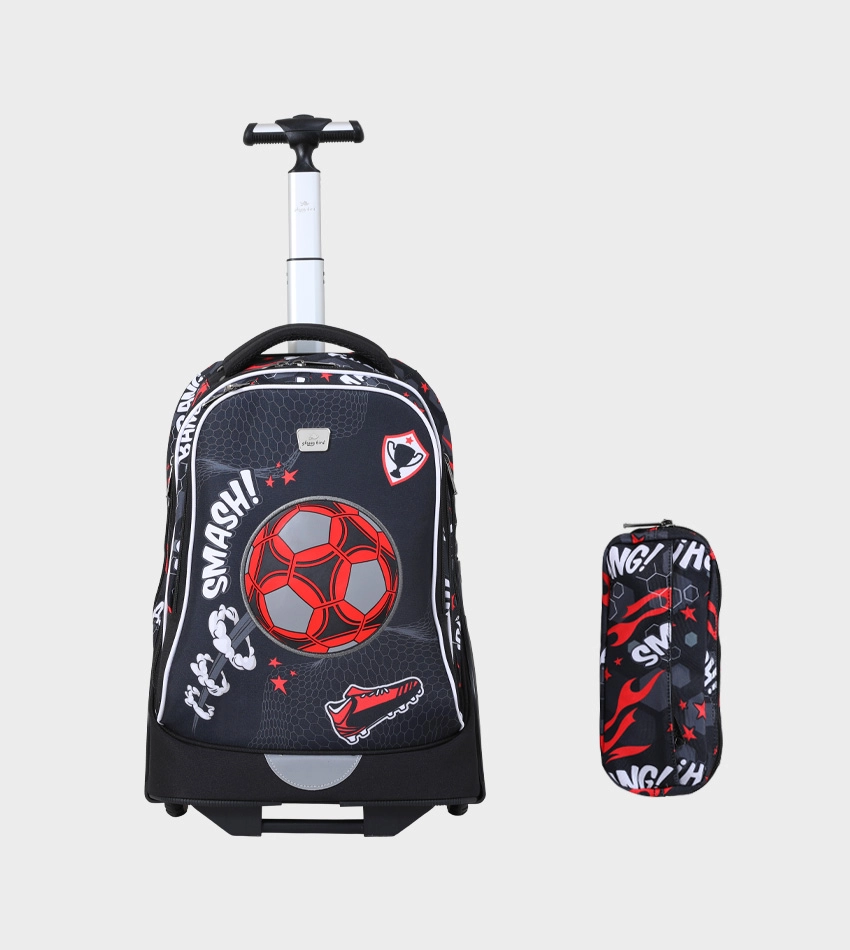 Cartable à Roulettes & Trousse Enfant 18" - GB5256T