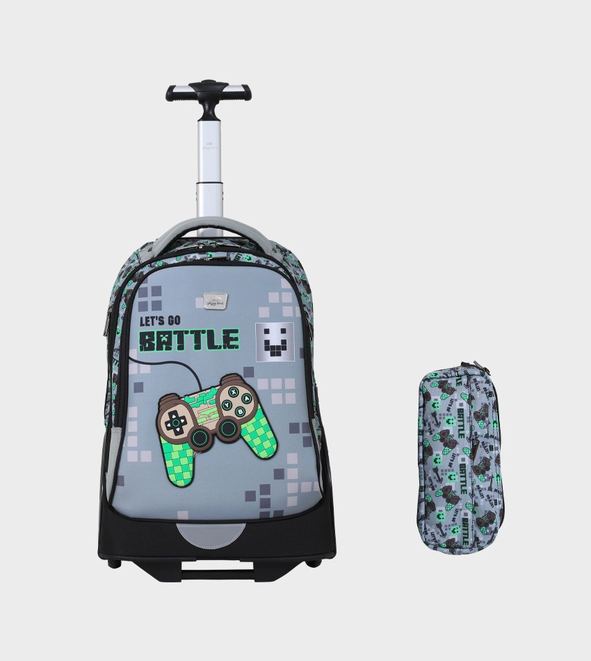 Cartable à Roulettes & Trousse Enfant 18" - GB5256T