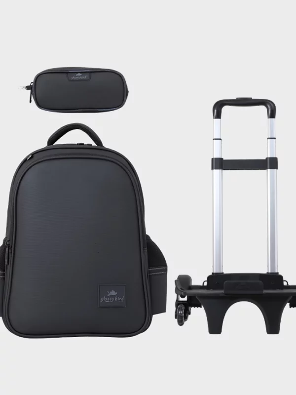 Cartable Enfant à Roulettes Détachable 17" + Trousse (Chariot Vendu Séparément) - GB5261T