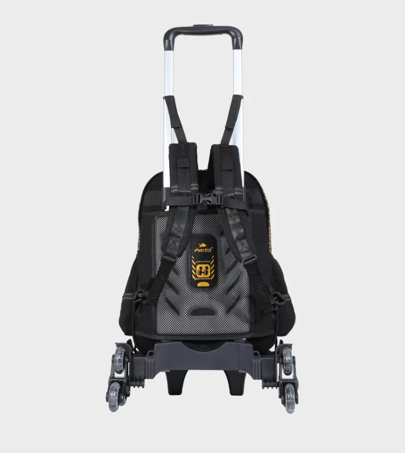 Chariot Scolaire GlossyBird 3 Roues Noir - Style et Facilité pour l’École – Image 3