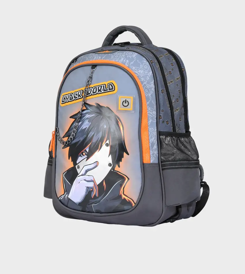 Cartable Enfant à Roulettes Détachable 17" + Lunch Bag + Trousse (Chariot Vendu Séparément) - GB5398T – Image 18