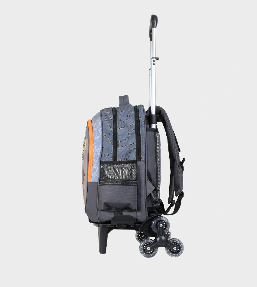 Cartable Enfant à Roulettes Détachable 17" + Lunch Bag + Trousse (Chariot Vendu Séparément) - GB5398T – Image 20