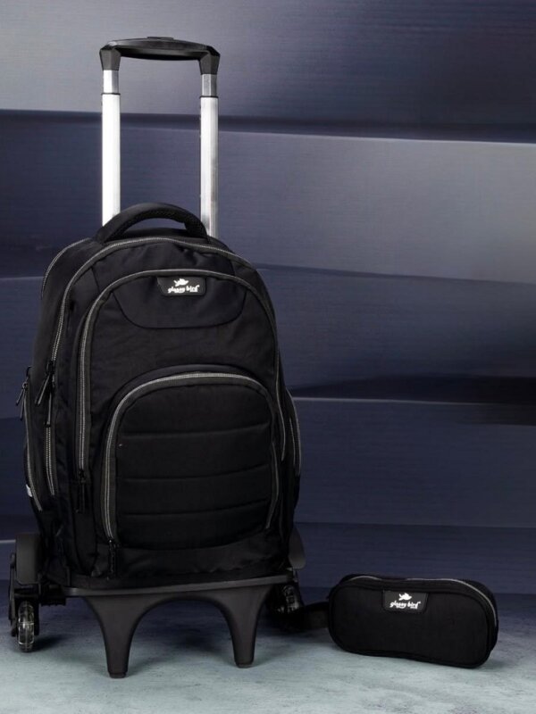 sac à dos scolaire 17 pouces + Trolley GB2670T-1 avec Trousse Glossy Bird Tunisie Robustesse