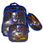 Sac à Dos Batman 16"+ Lunchbox et Trousse