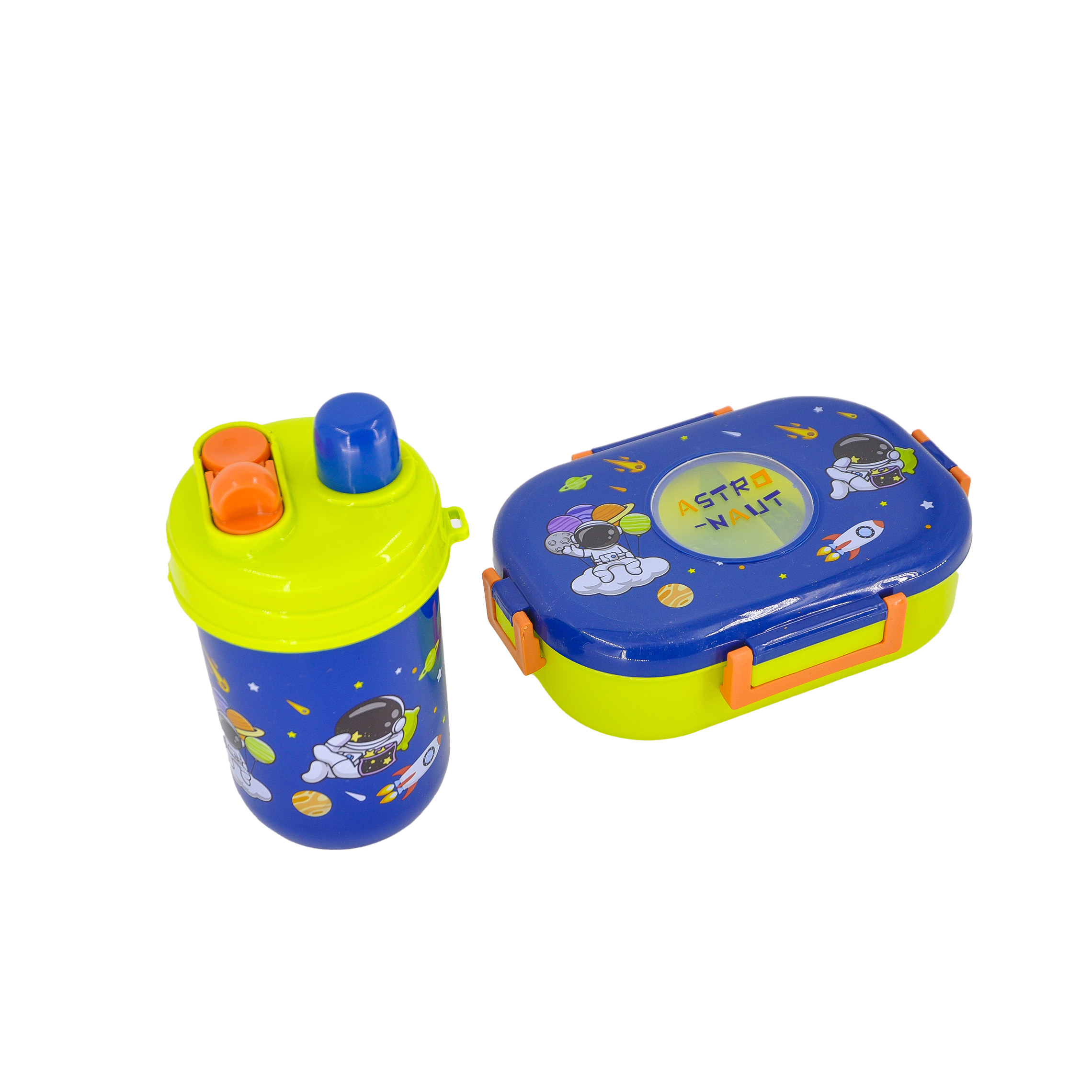 Lunch box astronaute avec sa gourde – Pratique et durable pour école – Image 4