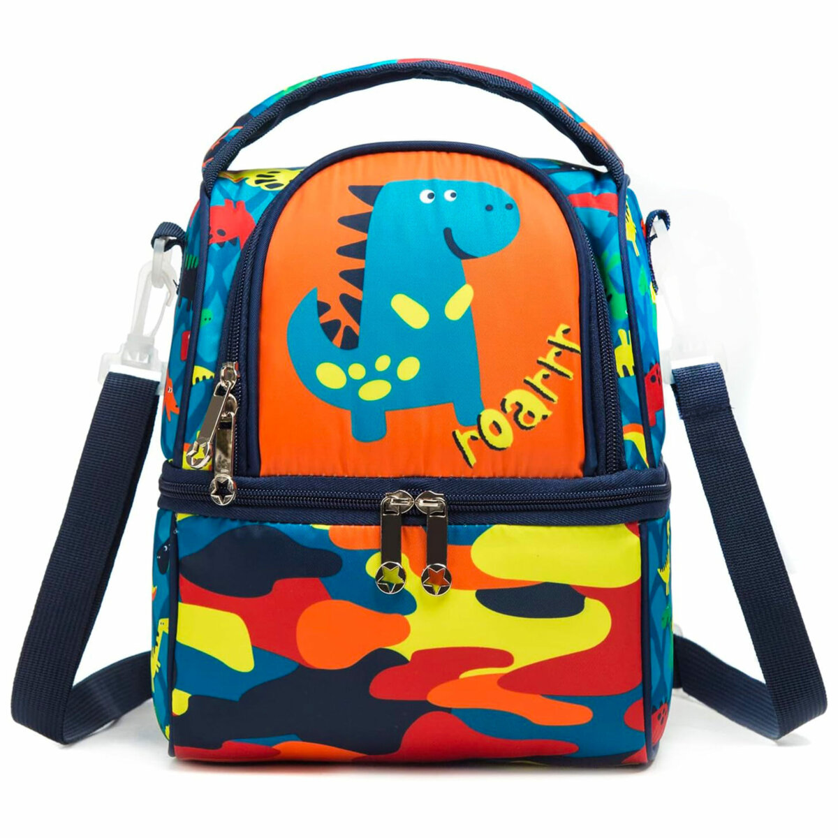 Port Goûter Dino Camouflage Orange