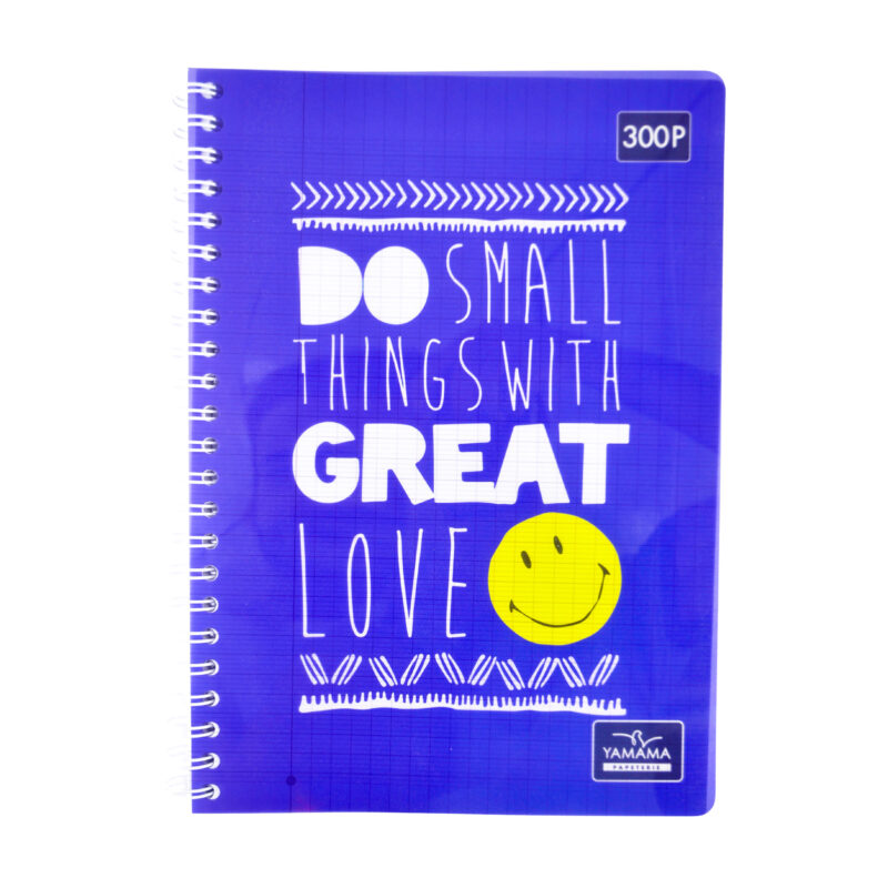 Cahier WIRO 300P Grand Format Plastifier 70G FANTAISIE - YAMAMA – Image 4