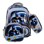 Sac à Dos Batman 17" + Lunchbox et Trousse