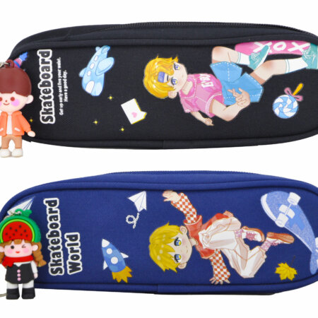 Trousse scolaire Skateboard World pratique et durable pour enfants