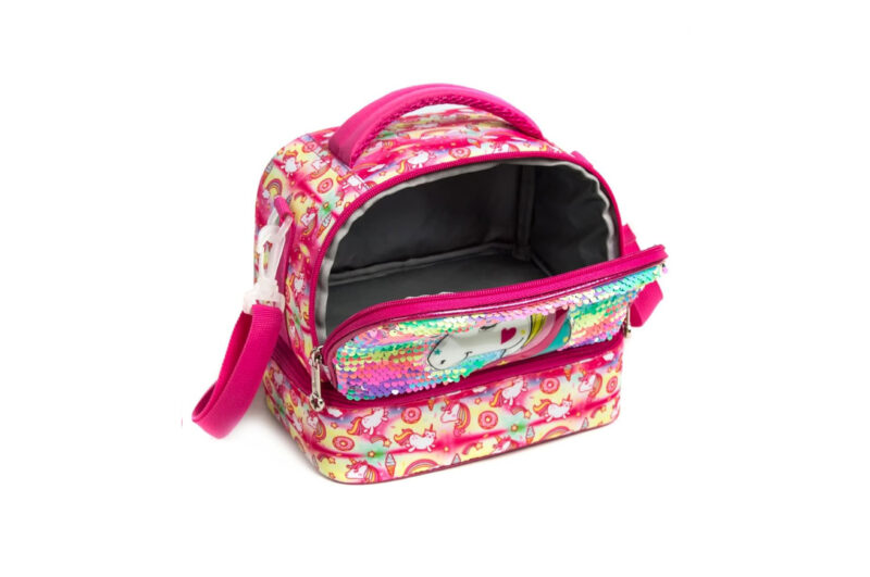 Port goûter enfant Unicorne –Sac à goûter pratique et durable – Image 2