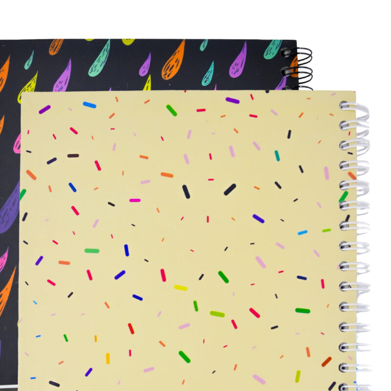 Cahier WIRO 200P Grand Format Plastifier/Cartonné 90G TOUCHPA - YAMAMA – Image 5