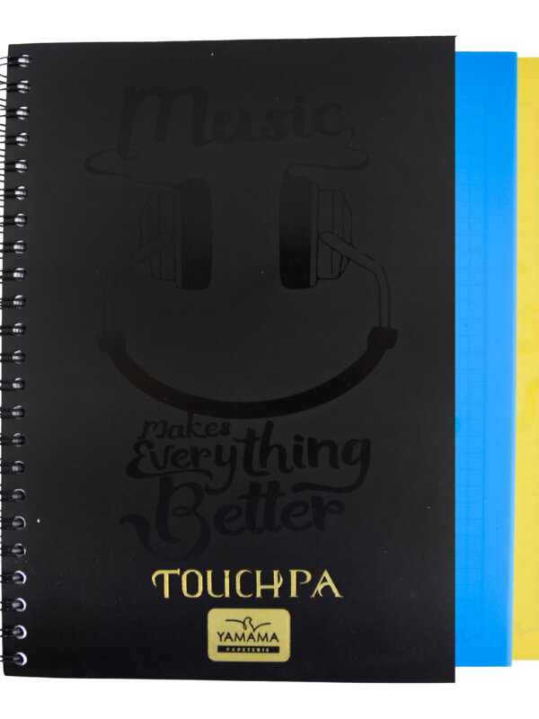Cahier WIRO 200P Grand Format Plastifier/Cartonné 90G TOUCHPA - YAMAMA