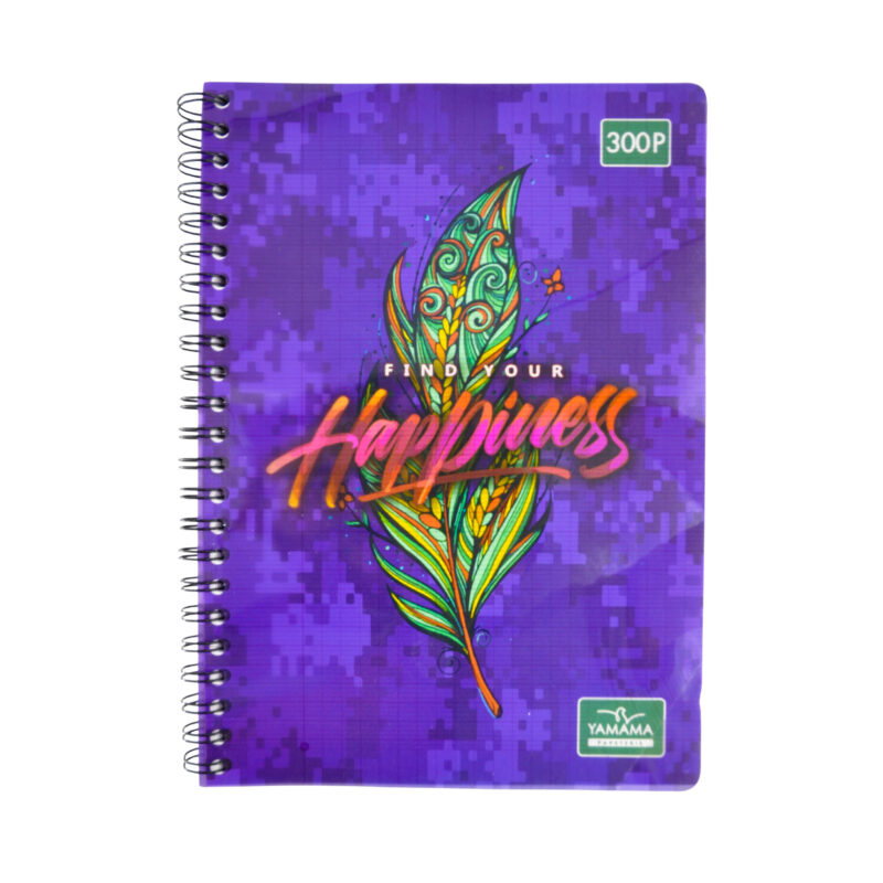 Cahier WIRO 300P Grand Format Plastifier 70G FANTAISIE - YAMAMA – Image 3