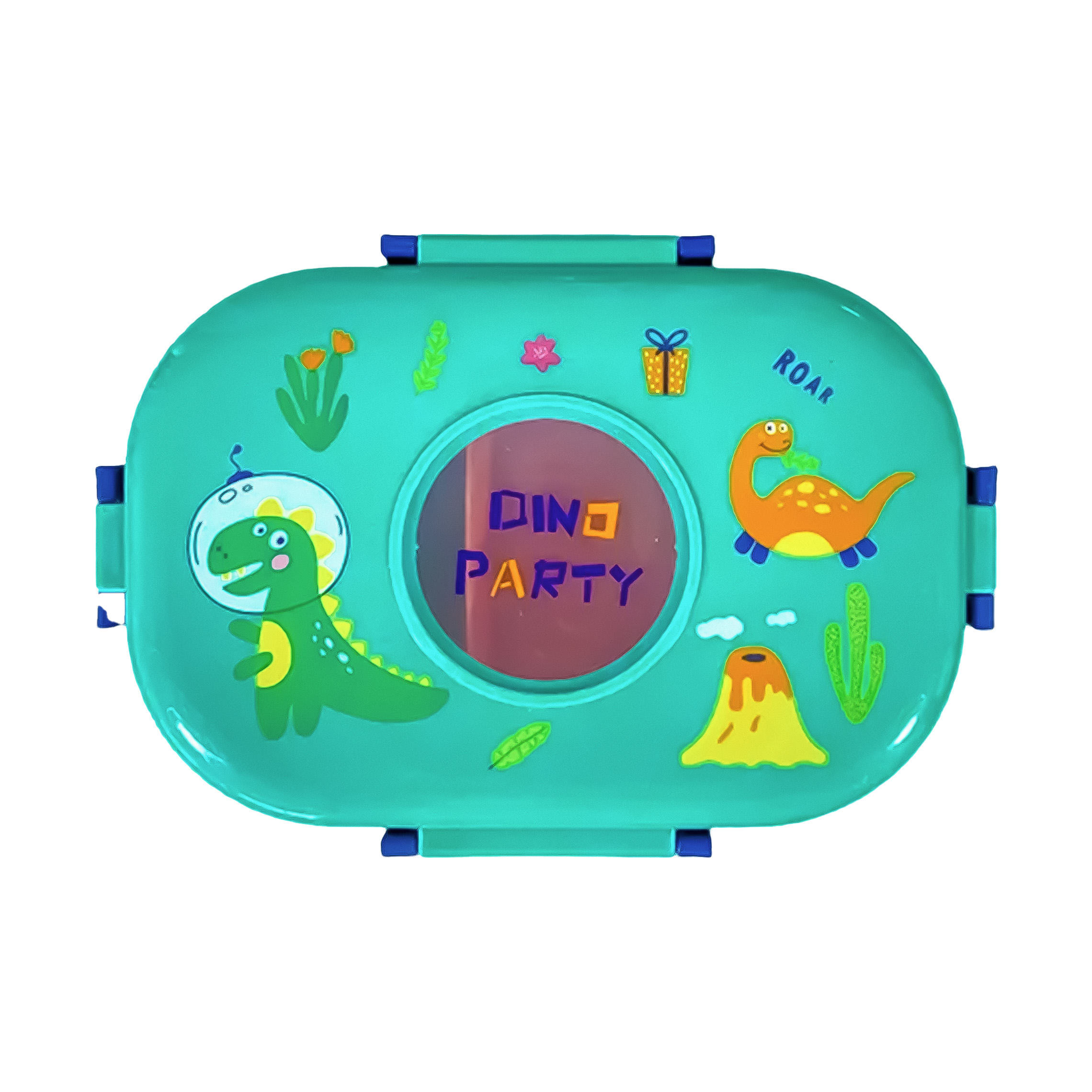 Lunch box dinosaure avec sa gourde – Pratique et durable pour école – Image 2