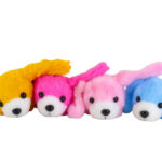 Trousse scolaire peluche chien coloré pratique et durable pour enfants