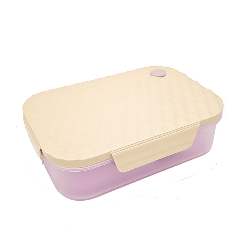 Lunch box simple rose – Pratique et durable pour école – Image 2