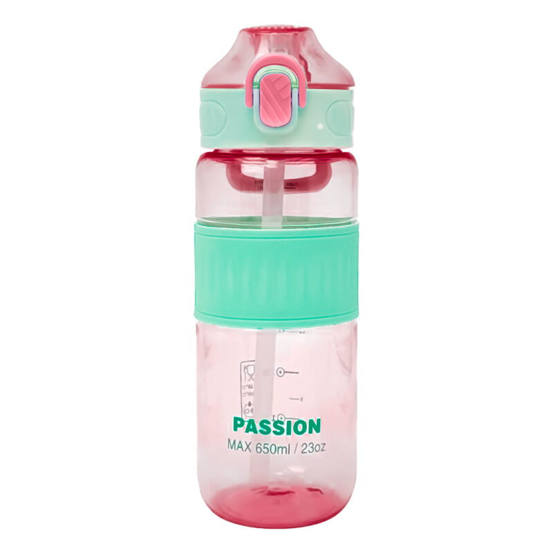 Gourde colorée transparente – Pratique et durable pour école – Image 4