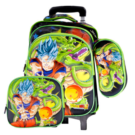 Sac à Dos Dragon Ball 15"+ Lunchbox et Trousse