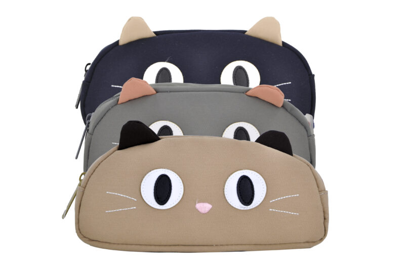 Trousse scolaire Chat pratique et durable pour enfants