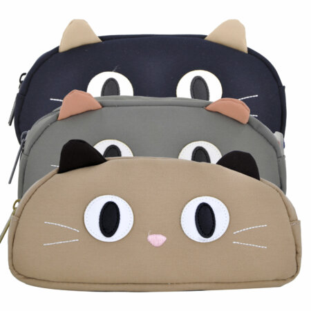 Trousse scolaire Chat pratique et durable pour enfants