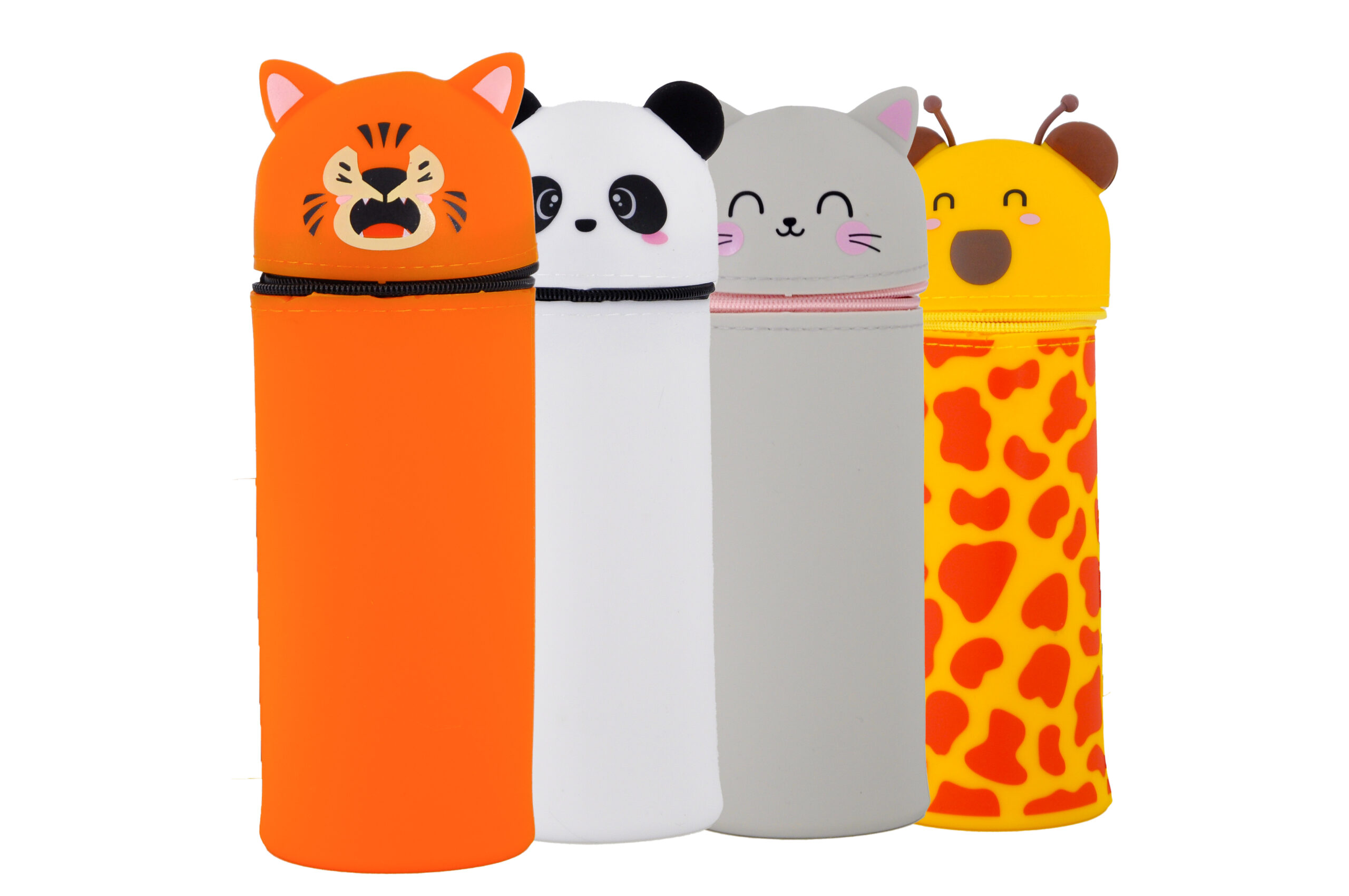 Trousse scolaire Silicone Animaux pratique et durable pour enfants