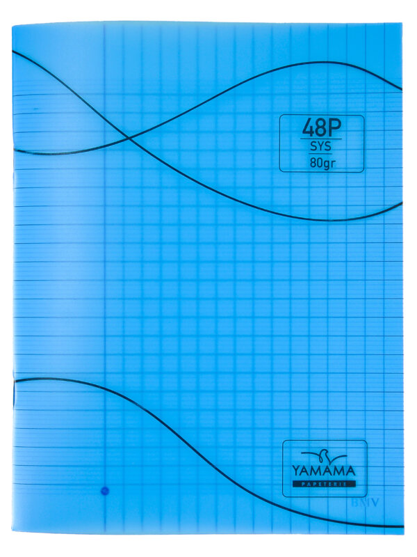 Cahier Piqué 48P Petit Format Plastifier 80g BMV BLEU – YAMAMA