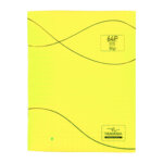 Cahier Piqué 64P Petit Format Plastifier 80g BMV JAUNE – YAMAMA