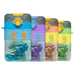 Gourde colorée transparente – Pratique et durable pour école