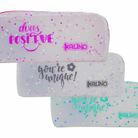 Trousse scolaire silicone pratique et durable pour enfants